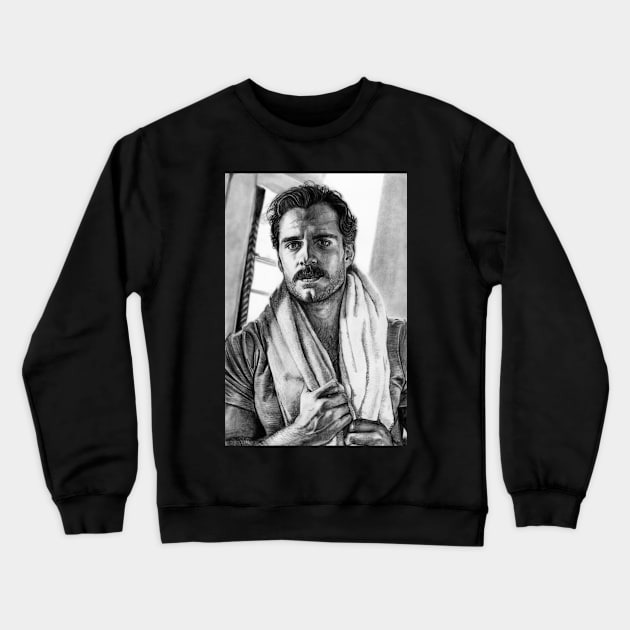 Henry towel Crewneck Sweatshirt by davidfarquhar